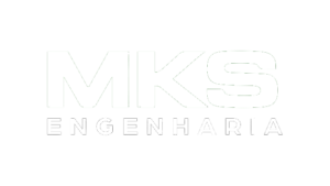 Logo MKS Engenharia Branco